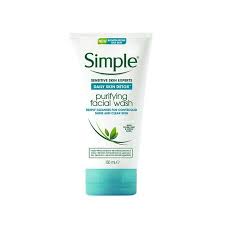 Simple Dry Skin Detox Purifying Face Wash 150ml